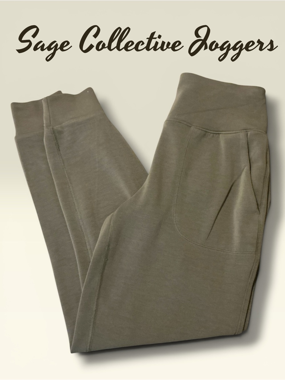 🌺Sage Collective Joggers - Olive Sage Track Pants & Joggers